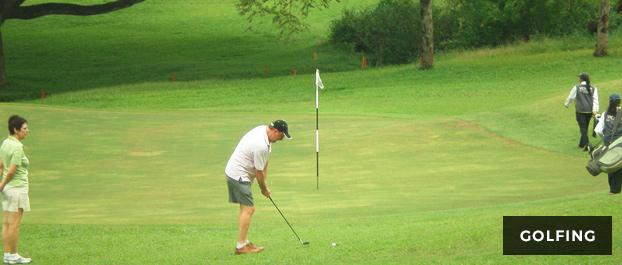 Golfing